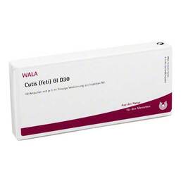 Abbildung: Cutis Feti GL D 30 Ampullen 10X1 ml, Ampullen PZN 03357731
