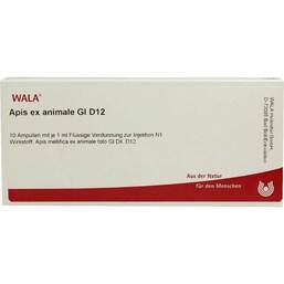 Abbildung: Apis ex animale GL D 12 Ampullen 10X1 ml, Ampullen PZN 03359233