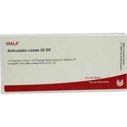 Abbildung: Articulatio Coxae GL D 5 Ampullen Ampullen, 10X1 ml PZN 03359368