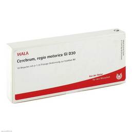 Abbildung: Cerebrum Regio Motor GL D 30 Ampullen 10X1 ml, Ampullen PZN 03359871
