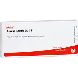 Abbildung: Corpus Luteum GL D 8 Ampullen Ampullen, 10X1 ml PZN 03360147