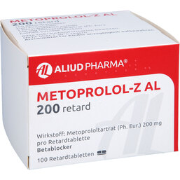 Abbildung: Metoprolol Z AL 200 retard T 100 St, Retard-Tabletten PZN 03360302
