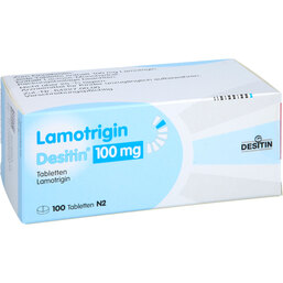 Abbildung: Lamotrigin Desitin 100 mg Tabletten 100 St, Tabletten PZN 03360839