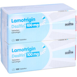 Abbildung: Lamotrigin Desitin 100 mg Tabletten 200 St, Tabletten PZN 03360845