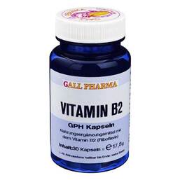 Abbildung: Vitamin B2 GPH Kapseln Kapseln, 30 St PZN 03379483