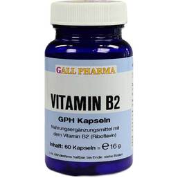 Abbildung: Vitamin B2 GPH Kapseln Kapseln, 60 St PZN 03379508