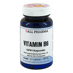 Abbildung: Vitamin B6 GPH Kapseln 30 St, Kapseln PZN 03379514