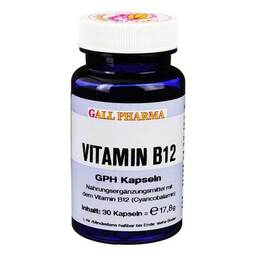 Abbildung: Vitamin B12 GPH Kapseln 30 St, Kapseln PZN 03379537