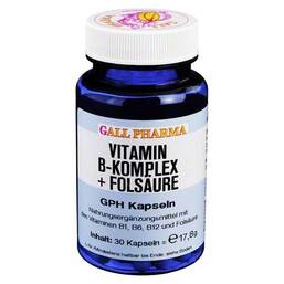 Abbildung: Vitamin B Komplex + Folsäure GPH Kapseln 30 St, Kapseln PZN 03379595