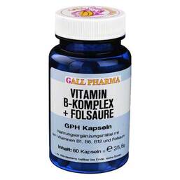 Abbildung: Vitamin B Komplex + Folsäure GPH Kapseln Kapseln, 60 St PZN 03379603