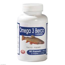 Abbildung: Omega 3 Berco 1000 mg Kapsel Kapseln, 60 St PZN 03382551
