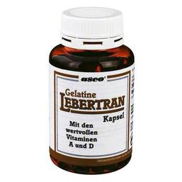 Abbildung: Lebertran Kapseln 500 mg 200 St, Kapseln PZN 03383852