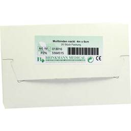 Abbildung: Mullbinden 4mx6cm unverpackt Binden, 20 St PZN 03384515