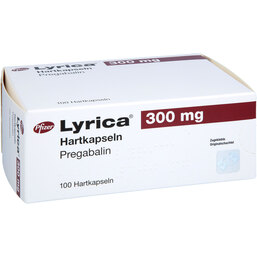 Abbildung: Lyrica 300 mg Kapseln 100 St, Hartkapseln PZN 03389406