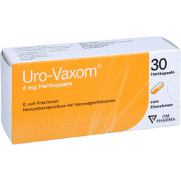 Abbildung: Uro Vaxom Hartkapseln 30 St, Hartkapseln PZN 03389694