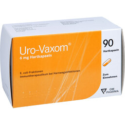Abbildung: Uro Vaxom Hartkapseln 90 St, Hartkapseln PZN 03389702