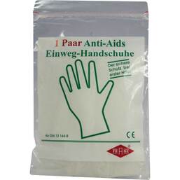 Abbildung: Handschuhe Einmal Anti Aids Handschuhe, 2 St PZN 03389955