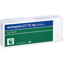 Abbildung: Amitriptylin-CT 75 mg Tabletten 20 St, Tabletten PZN 03393750