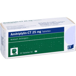 Abbildung: Amitriptylin-CT 25 mg Tabletten 20 St, Tabletten PZN 03393773
