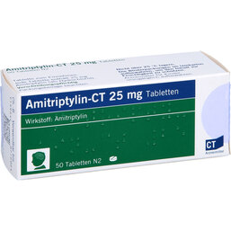 Abbildung: Amitriptylin-CT 25 mg Tabletten 50 St, Tabletten PZN 03393796