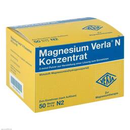 Abbildung: Magnesium Verla N Konzentrat Pulver zur Herstellung einer Lösung zum Einnehmen, 50 St PZN 03395418