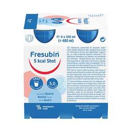 Abbildung: Fresubin 5 kcal SHOT Neutral Lösung 4X120 ml, Lösung PZN 03406754