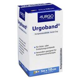 Abbildung: Urgoband elastisch Kurzzugbinde 10 cm x 5 m 1 St, Binden PZN 03415262