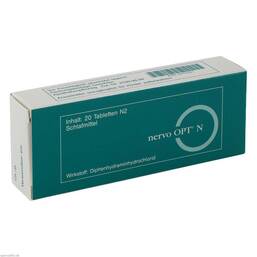 Abbildung: Nervo Opt N Tabletten Tabletten, 20 St PZN 03417551