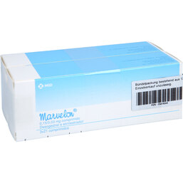 Abbildung: Marvelon Tabletten 6X21 St, Tabletten PZN 03418243