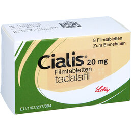 Abbildung: Cialis 20 mg Filmtabletten 8 St, Filmtabletten PZN 03419372