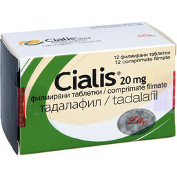 Abbildung: Cialis 20 mg Filmtabletten 12 St, Filmtabletten PZN 03419432