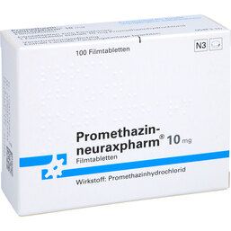 Abbildung: Promethazin neuraxpharm 10 mg Filmtabletten 100 St, Filmtabletten PZN 03421529