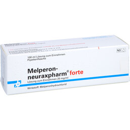 Abbildung: Melperon neuraxpharm forte 25 mg / ml Lösung zum Einnehmen 100 ml, Lösung zum Einnehmen PZN 03421995