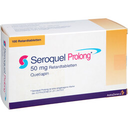 Abbildung: Seroquel Prolong 50 mg Retardtabletten 100 St, Retard-Tabletten PZN 03422345