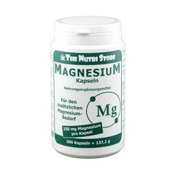 Abbildung: Magnesium 350 mg Kapseln 200 St, Kapseln PZN 03430497