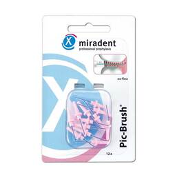 Abbildung: Miradent Interdentalbürste Pic-Brush xx-fein pink 12 St PZN 03430741