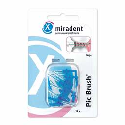 Abbildung: Miradent Interdentalbürste Pic-Brush large blau 12 St PZN 03430764