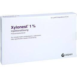 Abbildung: Xylonest 1% Luerfit Ampullen Injektionslösung 10X10 ml, Injektionslösung PZN 03431284