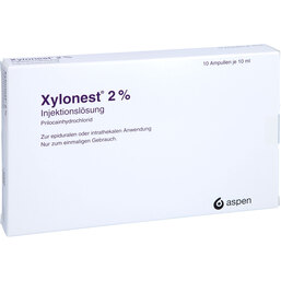 Abbildung: Xylonest 2% Luerfit Ampullen Injektionslösung 10X10 ml, Injektionslösung PZN 03431367