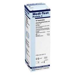Abbildung: Medi Test Protein 2 Teststre 50 St, Teststreifen PZN 03440018