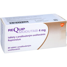 Abbildung: Requip-Modutab 4 mg Retardtabletten 84 St, Retard-Tabletten PZN 03440768