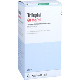 Abbildung: Trileptal 60 mg / ml Suspension 250 ml, Suspension zum Einnehmen PZN 03441822