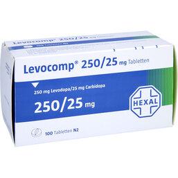 Abbildung: Levocomp 250 / 25 mg Tabletten 100 St, Tabletten PZN 03446570
