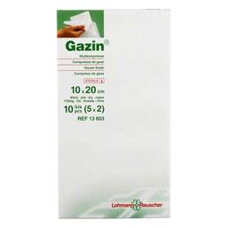 Abbildung: Gazin Kompressen 10x20cm 8fa 5X2 St, Kompressen PZN 03448994