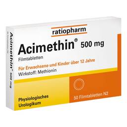 Abbildung: Acimethin Filmtabletten 50 St, Filmtabletten PZN 03451252