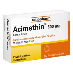 Abbildung: Acimethin Filmtabletten Filmtabletten, 100 St PZN 03451269