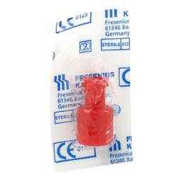 Abbildung: Kombistopfen rot Luer Lock 1 St PZN 03460423