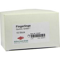 Abbildung: Fingerling Gummi Größe 7 trans 10 St PZN 03465573