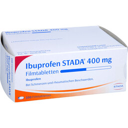 Abbildung: Ibuprofen STADA 400 mg Filmtabletten 100 St, Filmtabletten PZN 03470858