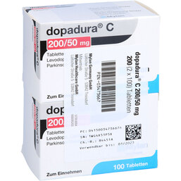 Abbildung: Dopadura C 200 / 50 mg Tabletten 200 St, Tabletten PZN 03473667